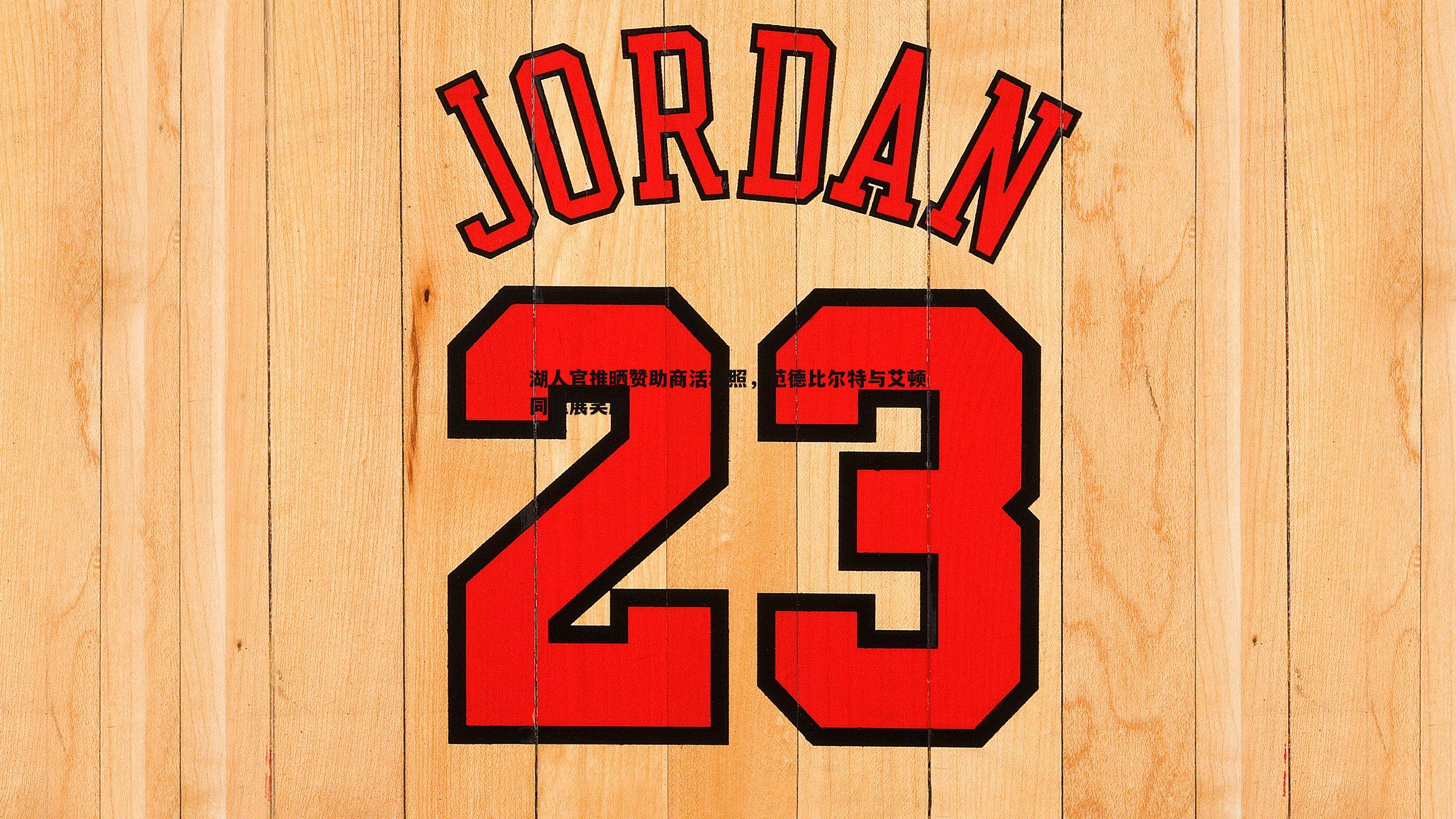 湖人官推晒赞助商活动照,范德比尔特与艾顿同框展笑颜